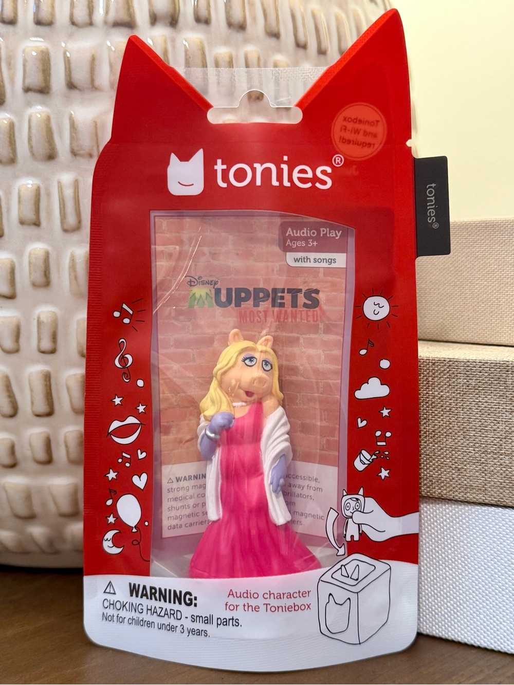 Tonies Miss Piggy Audio Figure for Toniebox - Pink